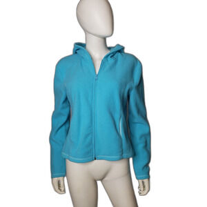 NO BOUNDARIES Blue Fleece Jacket Juniors Size Large